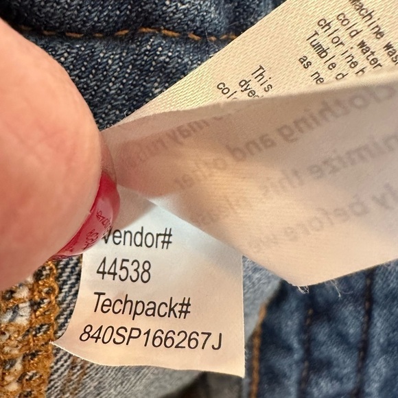 Womens Kendall + Kylie Mini Denim Skirt Size 25 Braided Waist Embellish Jean - Picture 9 of 9